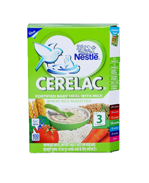 Nestle Cerelac Wheat Rice Mixed Veg Stage (III)